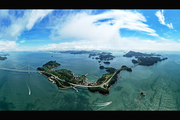 ​팔영대교에서 조화대교. (사진=여수시)​