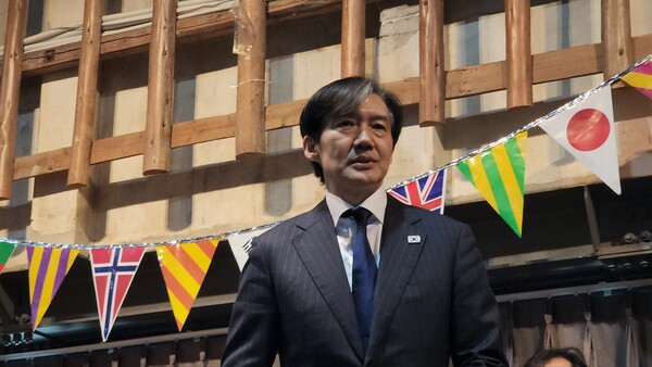 순천을 찾은 조국대표.사진.김근철기자.