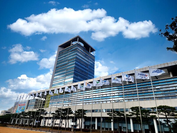 전남도 청사 시군기. [사진=전남도]