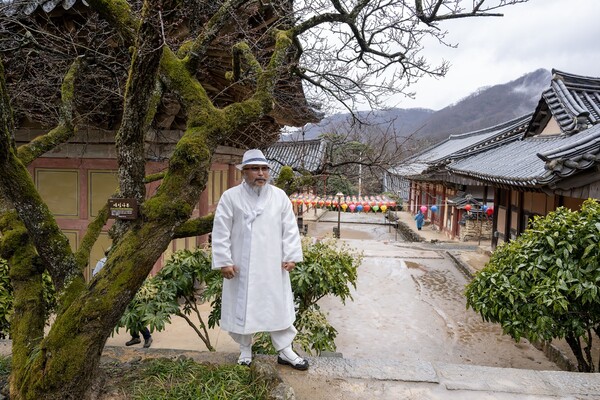 선암사 경내를  한바퀴 돌아보는 달마도월