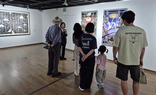 전남국제수묵비엔날레 방문객. [사진=전남도]