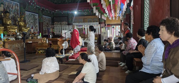 김억추 장군과 승병을 위한 합동천도재