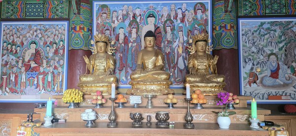 김억추 장군과  승병 합동 천도재