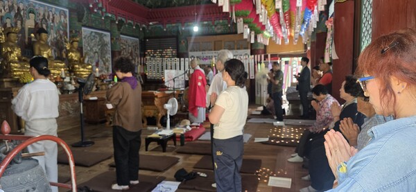 김억추 장군과  승병 합동 천도재