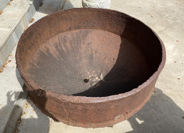 전남도 지정문화유산-담양 보리암명 철제 수정. [사진=전남도]